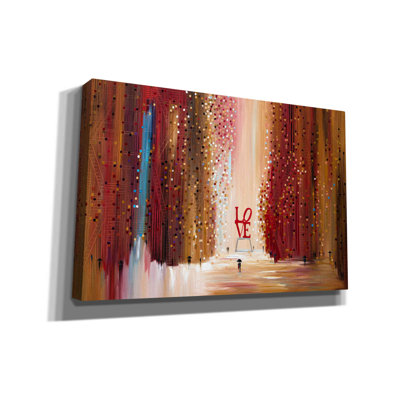 «Epic Graffiti» «Love» par Ekaterina Ermilkina, art mural sur toile, 18 po x 12 po