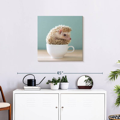 Crowle Hedgehog dans une tasse de thé