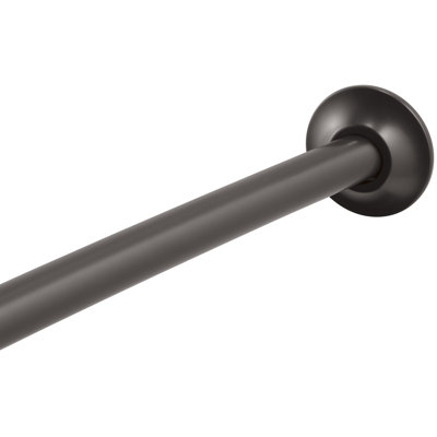 Expanse 72" Adjustable Curved Fixed Shower Curtain Rod