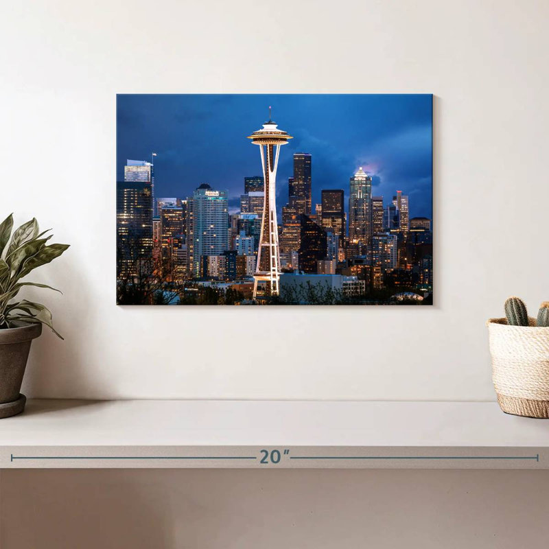 Kavia Space Needle, Seattle, H 8 po x l 12 po