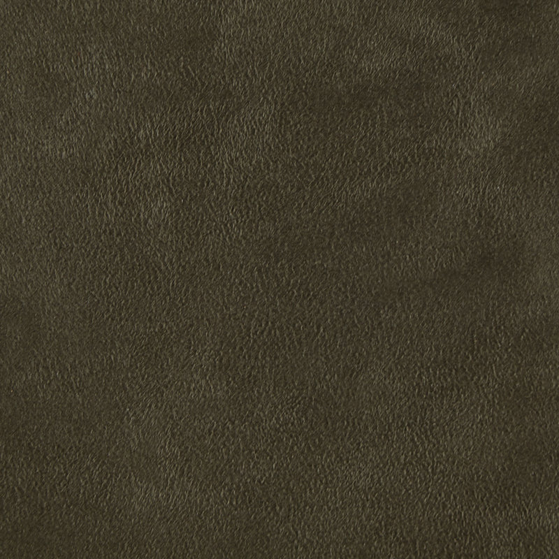 Causeuse à bras carrés Encinal, Microfibre olive, Chêne, 34" H x 60" L x 34" P