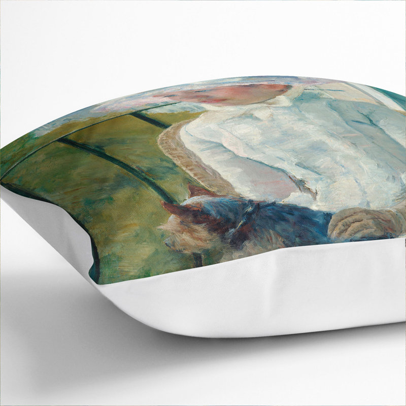 Square Cushion, 55cm H x 55cm W x 20cm D, White