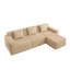 Canapé modulaire 3 places avec repose-pieds Modern