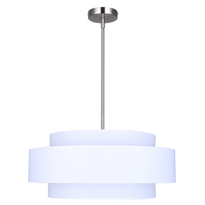 Eline 3 - Light Dimmable Drum Chandelier