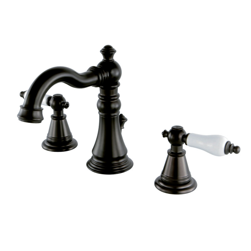Robinet de salle de bain espacé Kingston, Bronze huilé