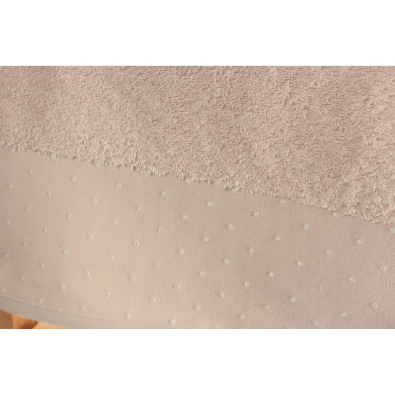 Luxurious Bath Towel Set (2 Pieces) - 100% Cotton, Soft and Absorbent, 27.6 x 55.1 inches | 510 g/m² | Elegant Powder and White Colours | Perfect for Home Spa, Hotel, and Everyday Use, Quick-Drying Design