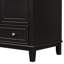 Ensemble de meuble-lavabo 30 po avec lavabo, armoire de salle de bain multifonctionnelle avec portes et tiroir, structure solide et panneau de fibres à densité moyenne-111123993