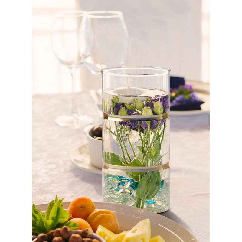 Vase en verre Everly Quinn, H 8 po x l 3,75 po x P 3,75 po