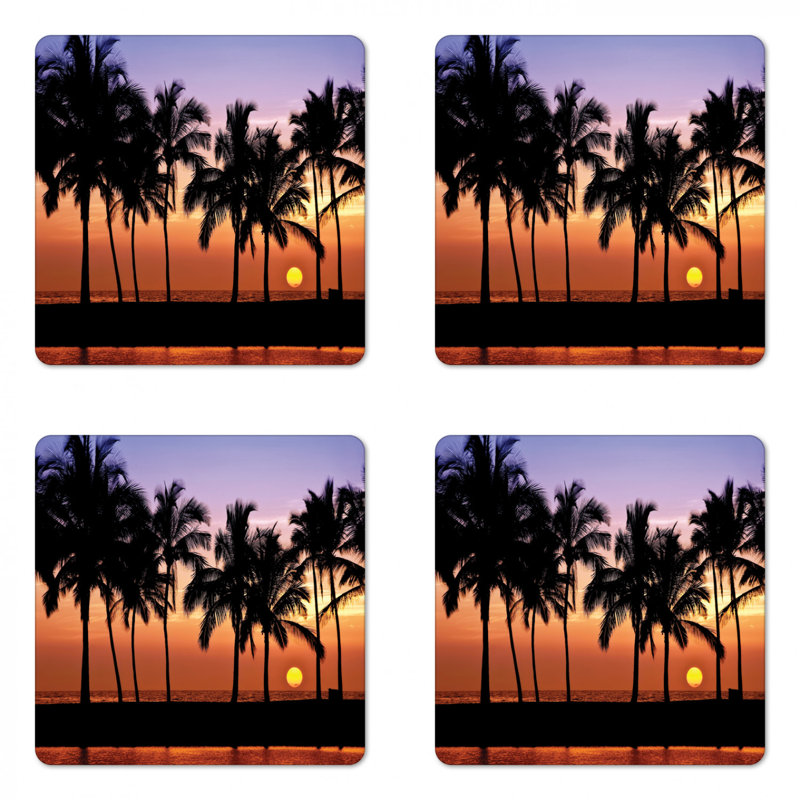 Sous-verre hawaii