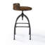Tabouret de bar à hauteur réglable Edison