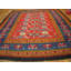 Tapis kilim tribal tissé à plat de style tribal