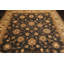 Tapis oriental en laine noué à la main Chobi Peshawar 8 pi x 9 pi 11 po Isabelline