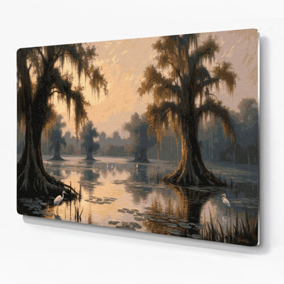 USA State Louisiana Black Metal Wall Art