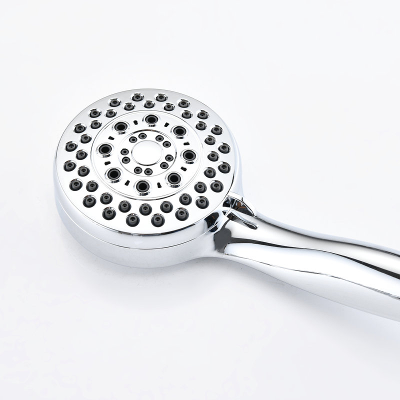 High Handheld Shower, 5 Settings, , Abs Produced Shower Head With Spray Modes, , Made, Brushed Nickel
