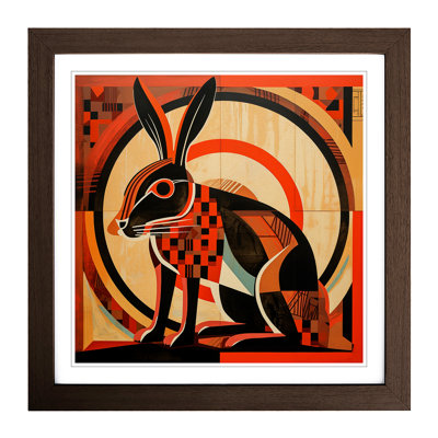 Hare Constructivism - Framed Print