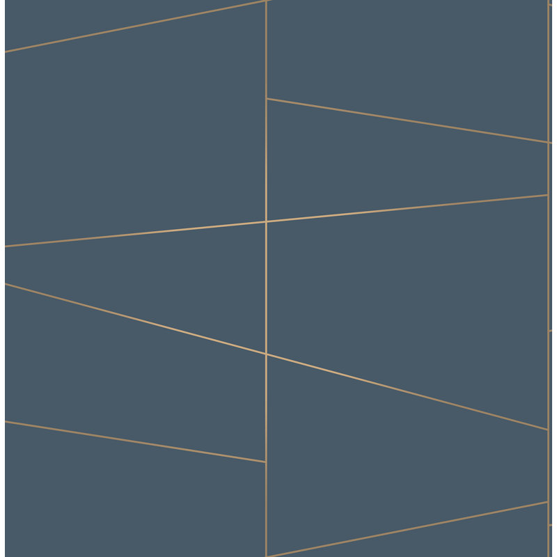 Clinton Geometric Roll, Blue