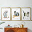 Coffee Cats I - Impression personnalisée de qualité supérieure avec passe-partout - 3 pièces-1501810755-1501810783