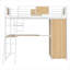 Lit mezzanine Win avec bureau en L et garde-robe-1532544743