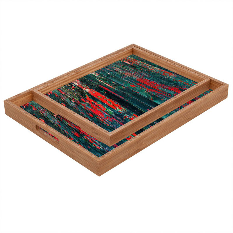 Plateau de table repose-pieds/café eclates