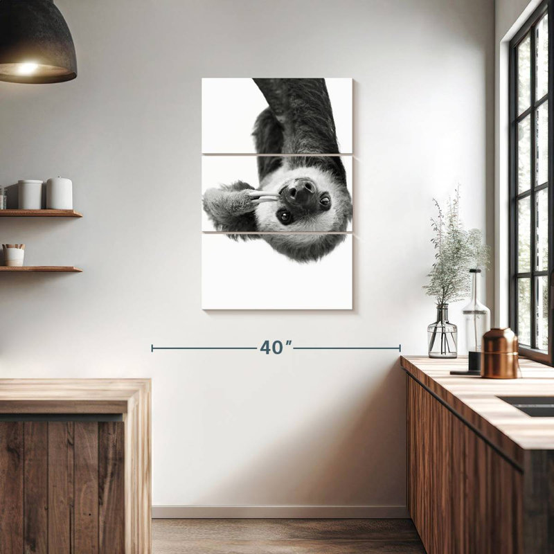 Brampt Sloth BW, 38'' H x 24'' W