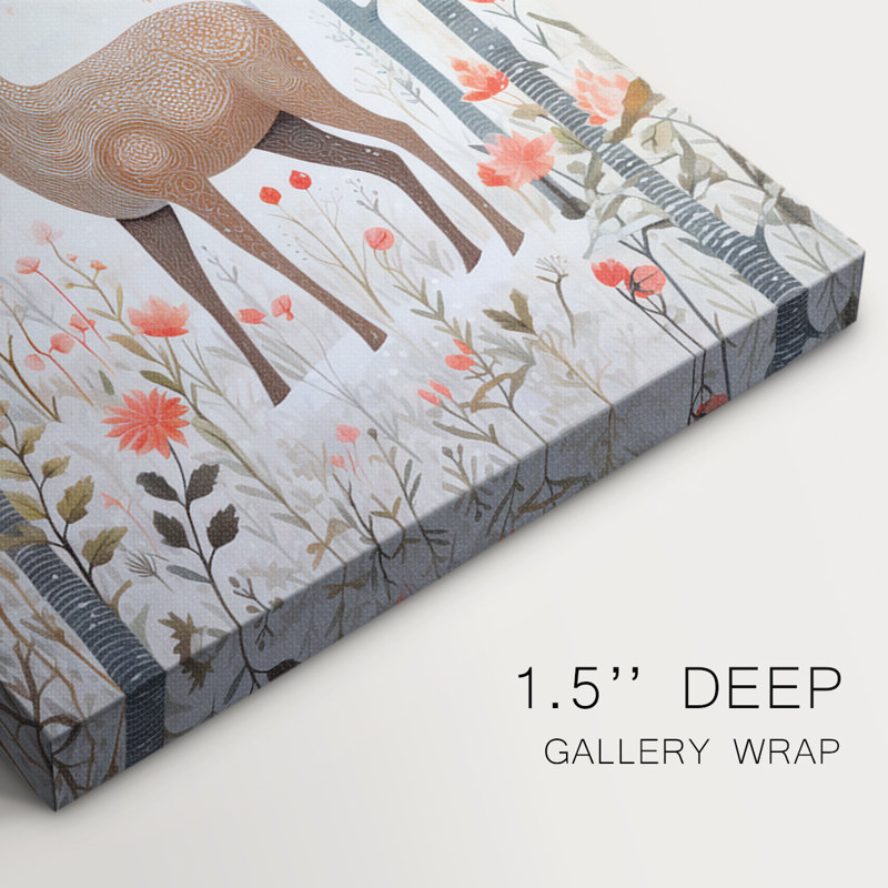 ANIMALS Series CDLXV III - Toile tendue avec châssis Premium - Prêt à être accroché, H 18 po x l 12 po