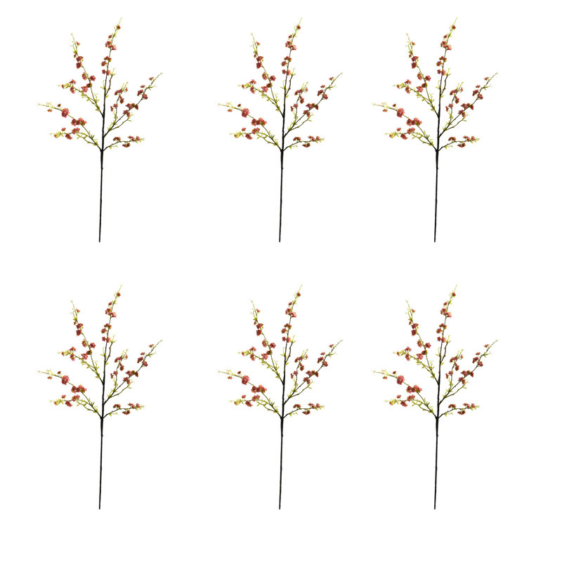 6 branches de fleurs, Rose
