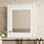 Armoire de rangement de salle de bain murale avec miroir et tablette réglable en hauteur-444067406