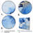 Blue Sapphire Sphere - Stone Geode Wall Art-1206620785-1206620790