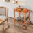 Ameerat Solid Wood Kitchen Cart