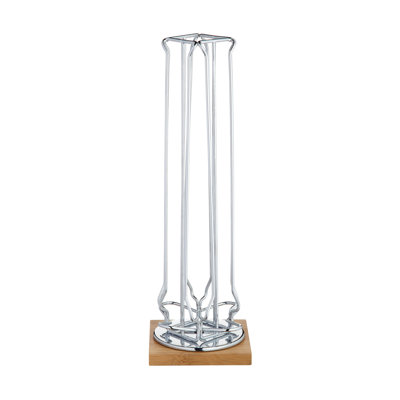 Le'Xpress 40 Coffee Capsule Dispenser with Bamboo Base