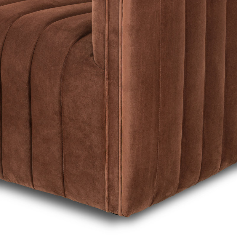 Augustine 97" Sofa, Surrey Auburn, 26.5" H x 88" W x 35" D