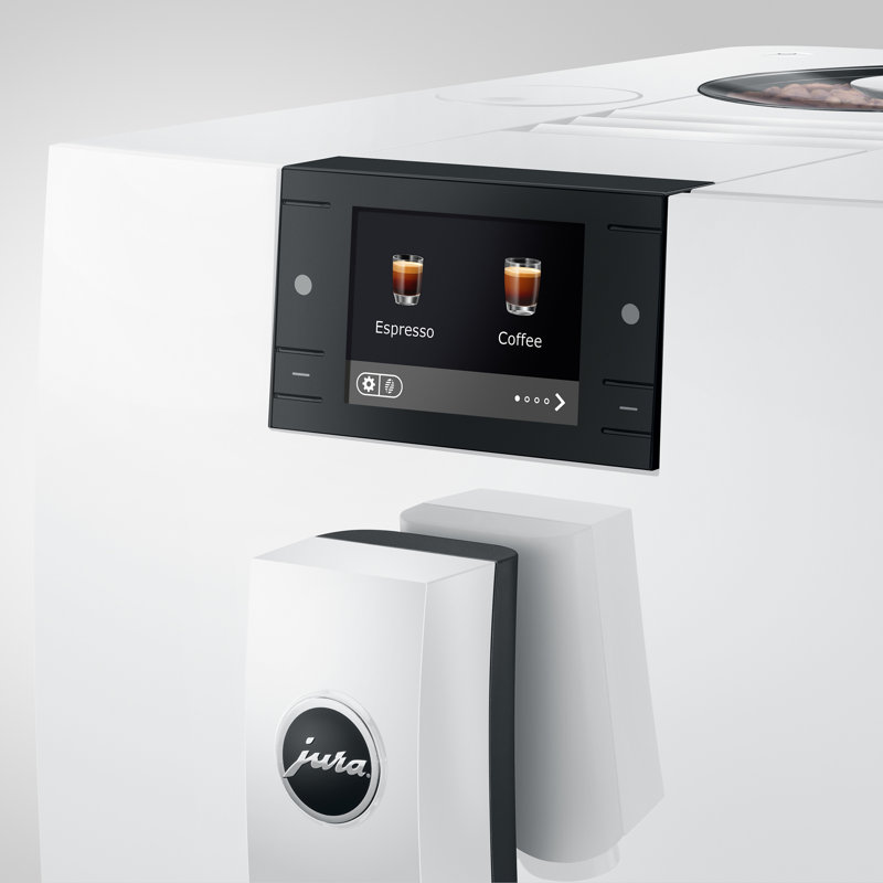 C9 Piano Black Automatic Coffee Machine, White