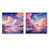Cadre flottant blanc