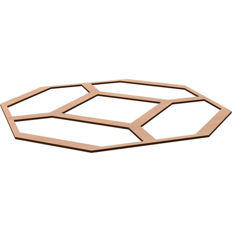 Panneaux muraux Cameron (paquet de 1), Aulne, H 66,83 po x l 66,83 po x P 0,375 po