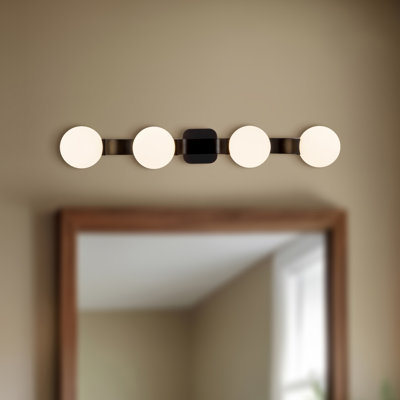 Éclairage pour meuble-lavabo noir 34 po Briar