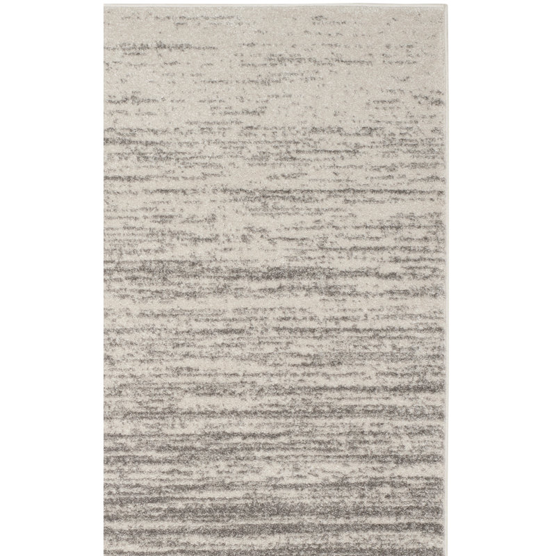 Bethlyn Gray/Light Gray Area Rug, Square 11'
