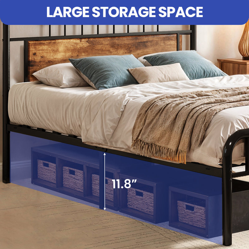 Sujatha Platform Bed, Queen