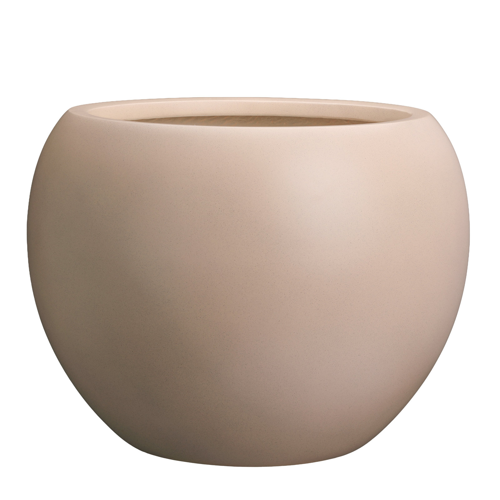 Dorlis Fiberstone Pot Planter, Terracotta Pink, 13.5" H x 17" W x 17" D