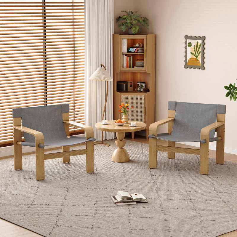 Chaise d'appoint Modern, Gris foncé
