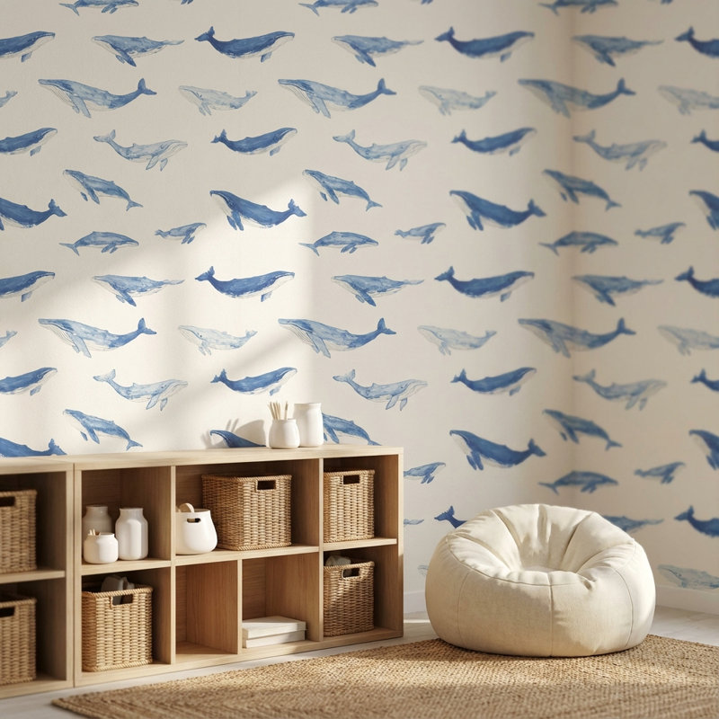 Décoration murale aquarelle marine