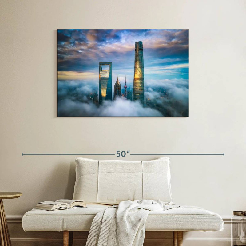 Lilie Lujiazui Skyscrapers, 26" H x 39" W