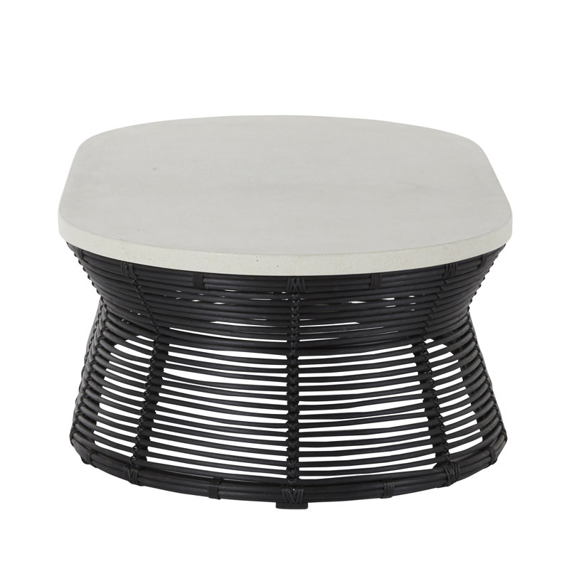 Harris Outdoor Coffee Table, Onyx