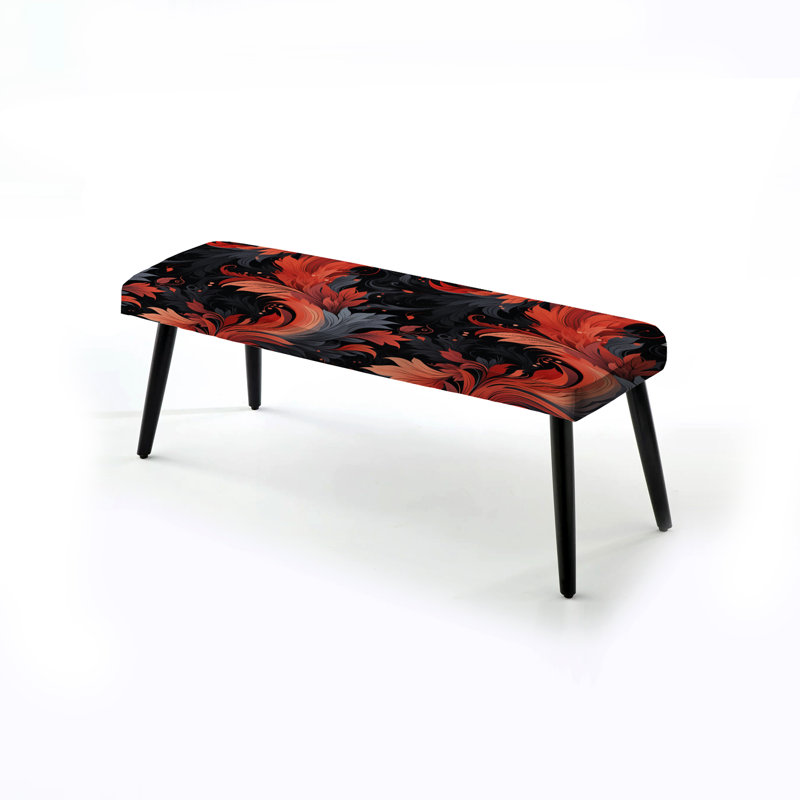 Banc rembourré noir Ember Twilight Moody