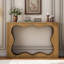 Console 47,2 po, table d'entrée à 2 niveaux avec design ondulé-1369753393