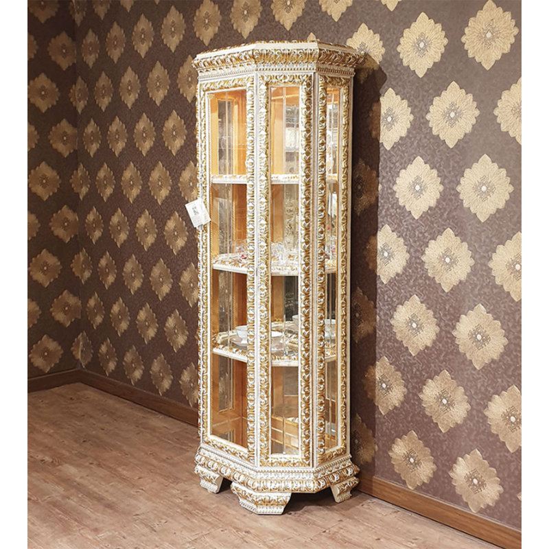 Annaelise Lighted Curio Cabinet