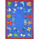 Tapis éducatif avec alphabet hébreu