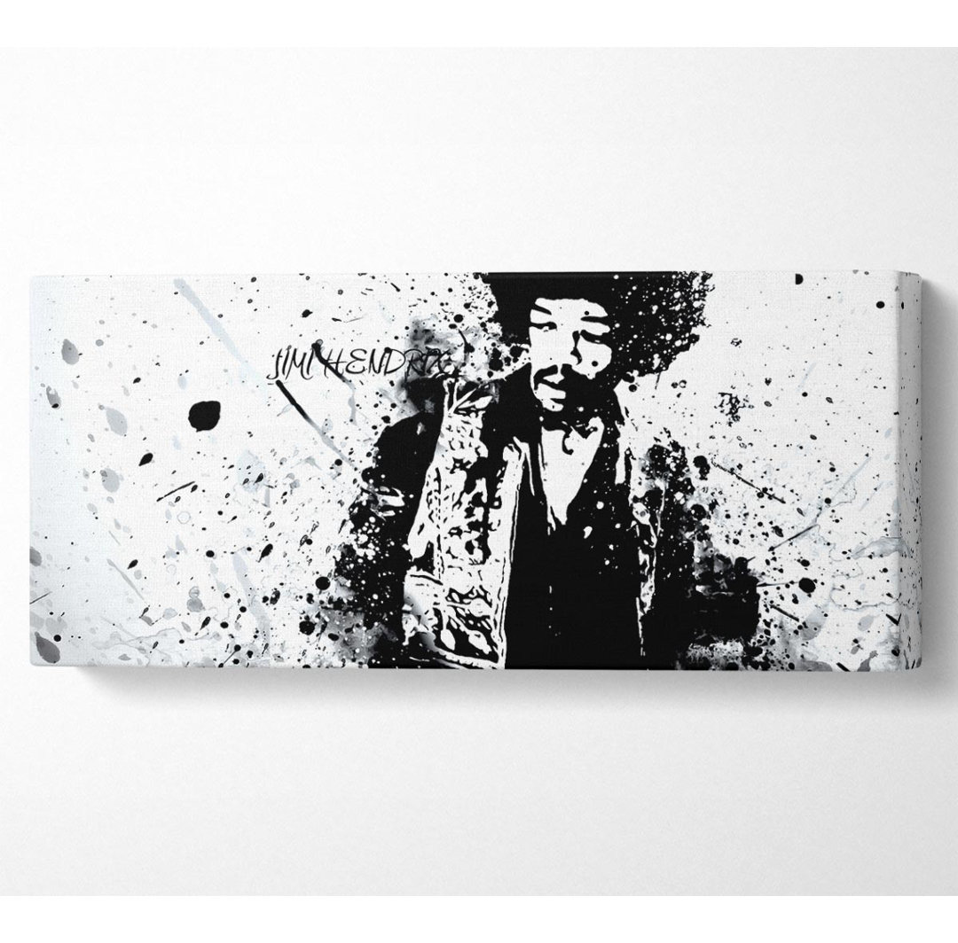 Jimi Hendrix Splash - Kunstdrucke auf Leinwand