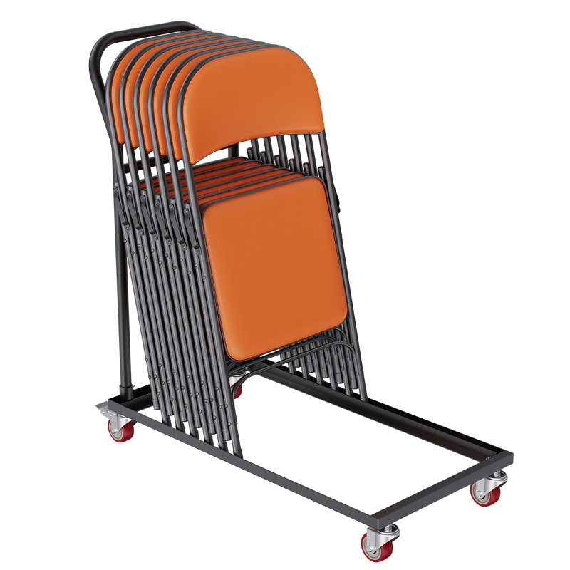 Chariot pliant en fer, chariot commercial en fer