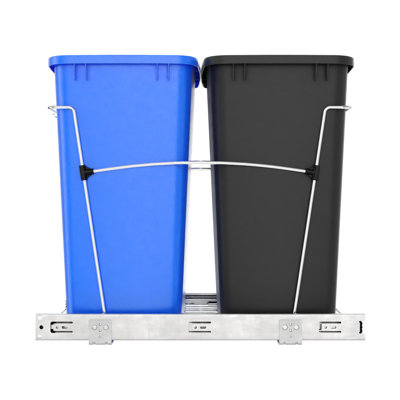 Poubelles coulissantes doubles Rev-A-Shelf pour la cuisine
