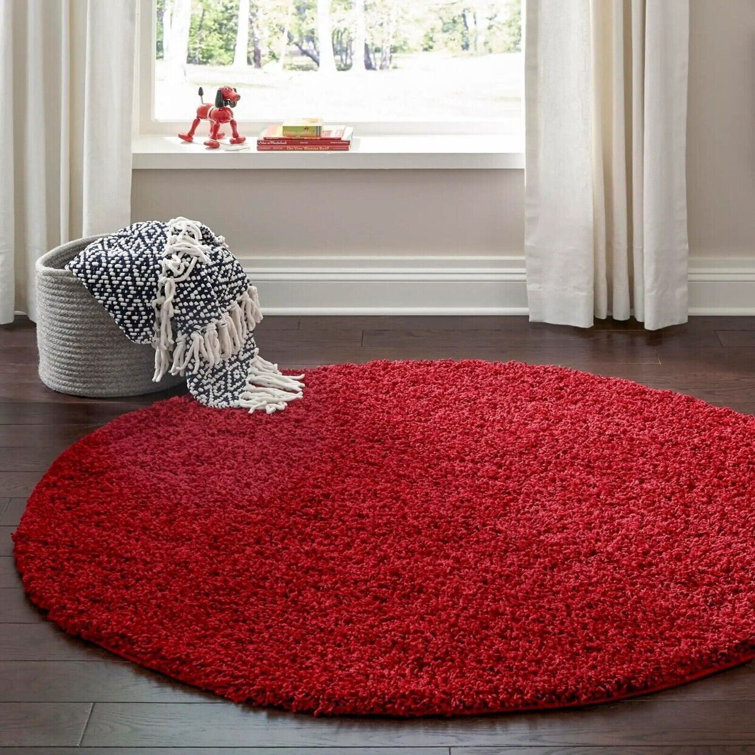 Elegant Event Essentials Solid Red Indoor / Outdoor Area Rug | Wayfair ...
